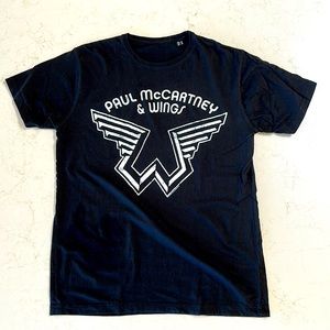 Paul McCartney & Wings Vintage-style Band T-Shirt (Size M)
